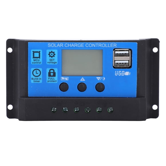 Solar Charge Controller,Auto Solar Charge Controller PWM Controller Charge Controller Optimal Efficiency