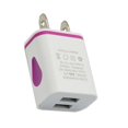 thumbnail image 3 of Xingzhi Chargeurs Muraux USB Tête de Charge Universelle LED Haute Performance Résistante à l'Usure Adaptateur d'Alimentation pour Bureau Violet, 3 of 8