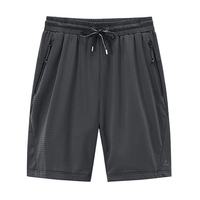 Birdeem Mens Solid Color Breathable Mesh Quick Dry Elastic 5-Point Leisure Sports Beach Pants