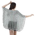 thumbnail image 4 of Moomaya Boléro Imprimé à devant Ouvert, Manches Kimono Imprimées, Couvre-Maillot de Plage pour Femmes, 4 of 5