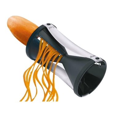 Trancheur de Légumes, Spiraleur Portatif pour Légumes et Fruits, Spaghetti, Courgette, Nouilles, Râpe, Trancheur, Coupeurs, Gadget de Cuisine, Entonnoir, Coupe-Carottes et Radis, Trancheur à Lamelles, Outils en Spirale