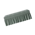 thumbnail image 1 of pitrice Long Bench Cover Bench Seat Furniture Protector for Living Room Hotel Decor Green, 1 of 8