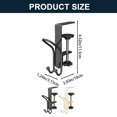 thumbnail image 3 of Metal Desk Holder Hanger Desk Cable Management Undertable Storage For Headphones Bags Keys, 3 of 5