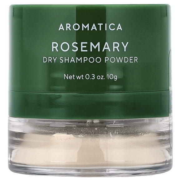 Aromatica Dry Shampoo Powder, Rosemary, 0.3 oz (10 g)
