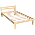thumbnail image 3 of Twin XL Bed Wooden Frame Solid Pine Unfinished with Slats Amazonas, 3 of 5