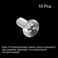 thumbnail image 3 of Unique Bargains M8x20mm Plastic Phillips Machine Screws, PC Flat Head Machine Bolts 10 Pack, 3 of 4