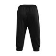 thumbnail image 3 of Summer Men Gym Workout Jogging Middle Pants Fit Elastic Casual Sportswear, 3 of 4