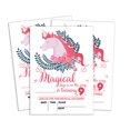 thumbnail image 1 of Darling Souvenir White Birthday Invitation Card Printable Elegant Fill or Write In Blank Party Invites 28 Pcs 5 x 7 Inches, 1 of 5