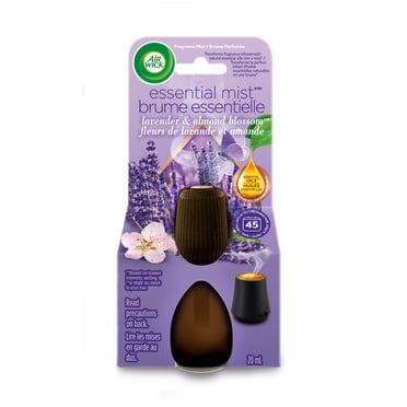 Air Wick Essential Mist Refill – Air Freshener Infused with Essential Oils, Easy Change Refill for Cordless Diffuser – 1 Count – Lavender and Almond Blossom Scent
