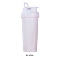 thumbnail image 1 of Baohd Portable Size For Outdoor Activities Shake Up Shaker Bottle Leak-proof Lid Full white, 1 of 6