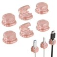 thumbnail image 2 of Self Adhesive Cable Holder Pack Of 6 Desk Cable Organiser Management Cable Organiser Cable Holder Desk Charging Cable Organiser For Bedside Table (6 Pieces), 2 of 9
