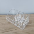 thumbnail image 2 of Makeup Organizer 9-Grid Versatile Plastic Lipstick Holder Lipgloss Organizer, 2 of 10