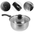 thumbnail image 3 of Multi-function Milk Pot Non-stick Saucepan Covered Cooking Pot Stovetop Milk Pot Food Heating Pot, 3 of 8
