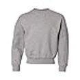 thumbnail image 3 of Jerzees Youth Fleece Crew Sweatshirt, Oxford, Medium, 3 of 4