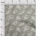 thumbnail image 2 of oneOone Rayon Gray Fabric Floral Sewing Craft Projects Fabric Prints By Yard 56 Inch Wide, 2 of 4