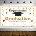 thumbnail image 3 of 1Pcs Backdrop Banner Super Soft Wear Resistant Polyester Congrats Grad Party Banner Decorations  Photography Prop for School, 3 of 10