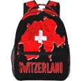 thumbnail image 1 of Faith Over Fear Patriotic Christian Cross American Flag Laptop Backpacks Double Shoulder Laptop Pack Bag Daypack Back Pack Bags Rucksack Computer Bag with Side Pockets Front Zipper Pockets, 1 of 6