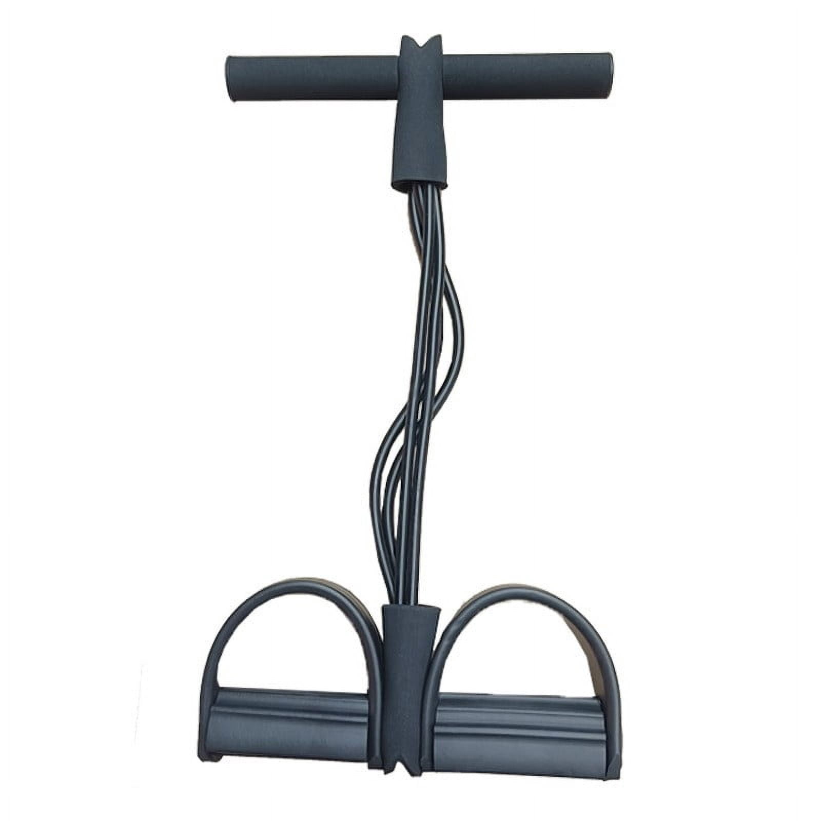 HWRETIE Fitness Resistance Bands 4 Tube - 2025 Upgrade Pedal Ankle Puller for Exercise