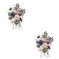 thumbnail image 4 of Wweixi Whimsical Blooms Low Maintenance Artificial Flower Collection Realistic BLUE PINK LH004 2Set, 4 of 6