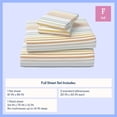 thumbnail image 3 of Mainstays Kids 220TC Cotton Multi Stripe Double, 4 Piece Sheet Set, 3 of 8