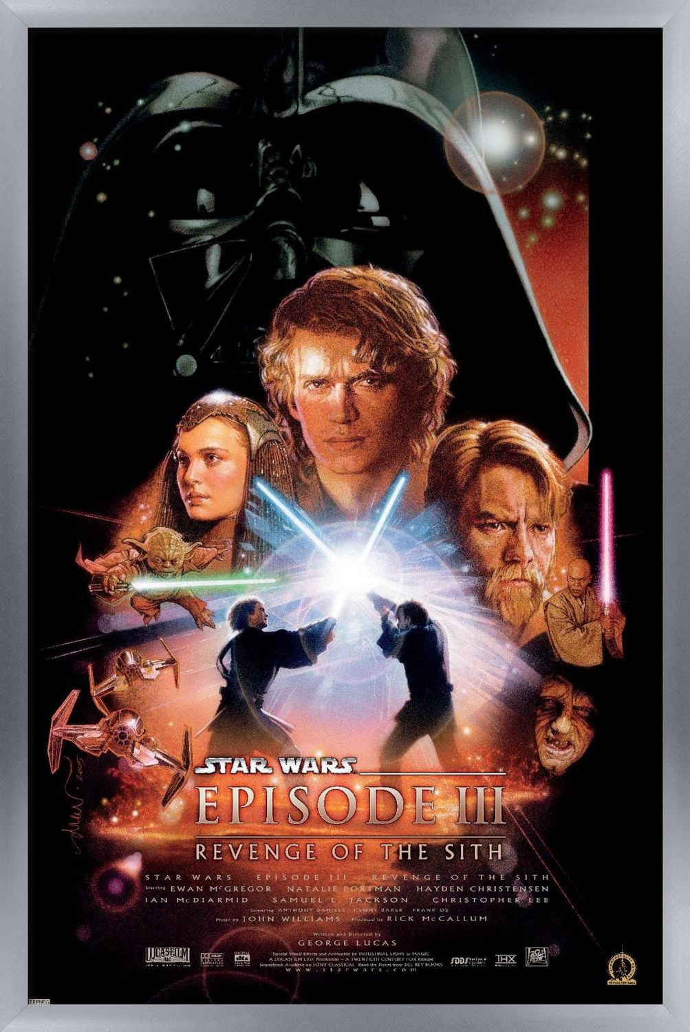 24X36 Star Wars : La Revanche des Sith - Une Feuille