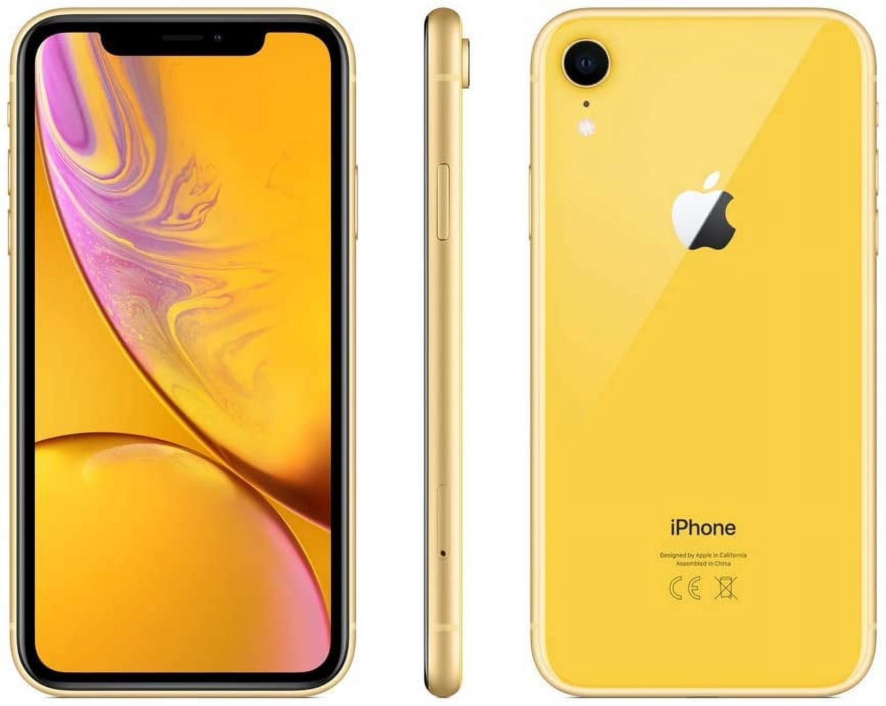 Restored Apple iPhone XR 256GB Verizon Unlocked - Yellow (Refurbished)