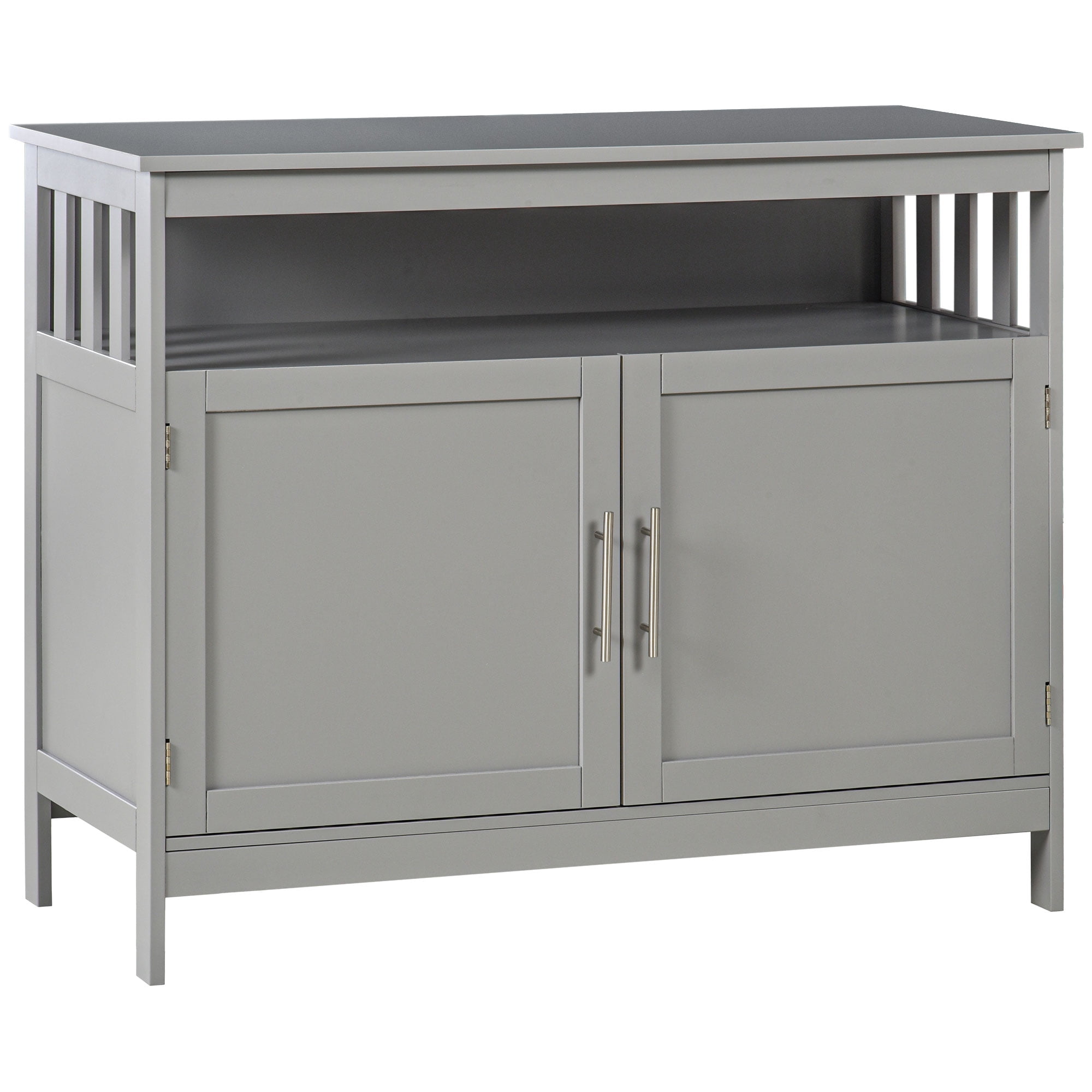 HOMCOM Buffet de Cuisine, Armoire Buffet, Table Console de Rangement en Bois