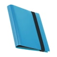 thumbnail image 3 of kurtrusly Trading Cards Album Binder Band Closure Case Storage Sheets 20 Portable Card light blue 21x17.5cm, 3 of 6