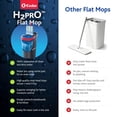 thumbnail image 3 of O-Cedar H2prO Flat Mop System | Quick Everyday Cleaning | Dual-Tank Fresh Water System | Machine Washable Reusable Microfiber Mop Pad | Safe on Hardwood, Tile & Vinyl Floors, 3 of 9