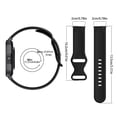 thumbnail image 2 of WIFKLSIIPG Bracelet de Montre Sport en Silicone Résistant à la Transpiration Couleur Unie avec Réglage Pratique et Grand Compatibilité Compatible avec Smartwatch, 2 of 5
