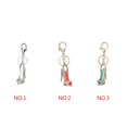 thumbnail image 4 of High Heel Shoe Keychain Crystal Purse Car Key Chain Rhinestone Key Chain Girl Bag Decorative Keyring Alloy Keyring, 4 of 6