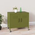 thumbnail image 4 of vidaXL Storage Cabinet Freestanding File Cabinet with Shelves for Office Steel, 4 of 6