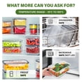 thumbnail image 3 of Stelive 56 pcs Food Storage Container Set, Leak Proof Lunch Boxes, BPA-Free Clear Plastic Storage Containers for Home & Kitchen Organization with Labels & Pen, 3 of 12