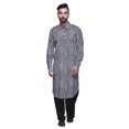 thumbnail image 2 of Atasi Printed Rayon Pathani Kurta With Solid Salwar For Mens Party Wear, 2 of 5