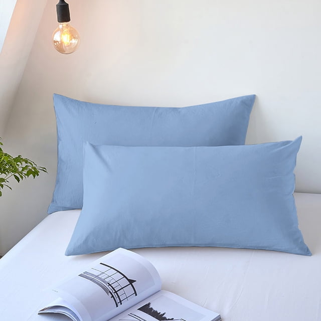 Body Pillowcase Set | Cooling Pillow Cover for Hot Sleepers | Temperature Regulating Full Length Pillow Protector | 2 Pack Breathable Polyester Pillow Case for Night Sweats and All Season Use