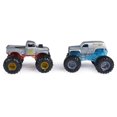 thumbnail image 5 of Monster Jam, Official Grave Digger vs. Grave Digger (1982 Retro) Color-Changing Die-Cast Monster Trucks, 1:64 Scale, 5 of 5