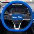 thumbnail image 2 of Estbridge Silicone Car Steering Wheel Cover Non-slip Wear-resistant Silicone Car Steering Wheel Protective Cover Four Seasons Universal Steering Wheel Cover  Orange, 2 of 3