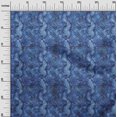 thumbnail image 3 of oneOone Coton Cambric Bleu Peau d'Animal Robe Tissu Tissu Imprimé par la Cour 42 Pouces de Large, 3 of 4