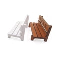 thumbnail image 2 of KAKOWELY mini house bench Doll House Park Bench Mini Wooden Bench Model Mini Garden Bench Model Mini Chair Model (Brown)4.72"X2.17"X2.36", 2 of 5