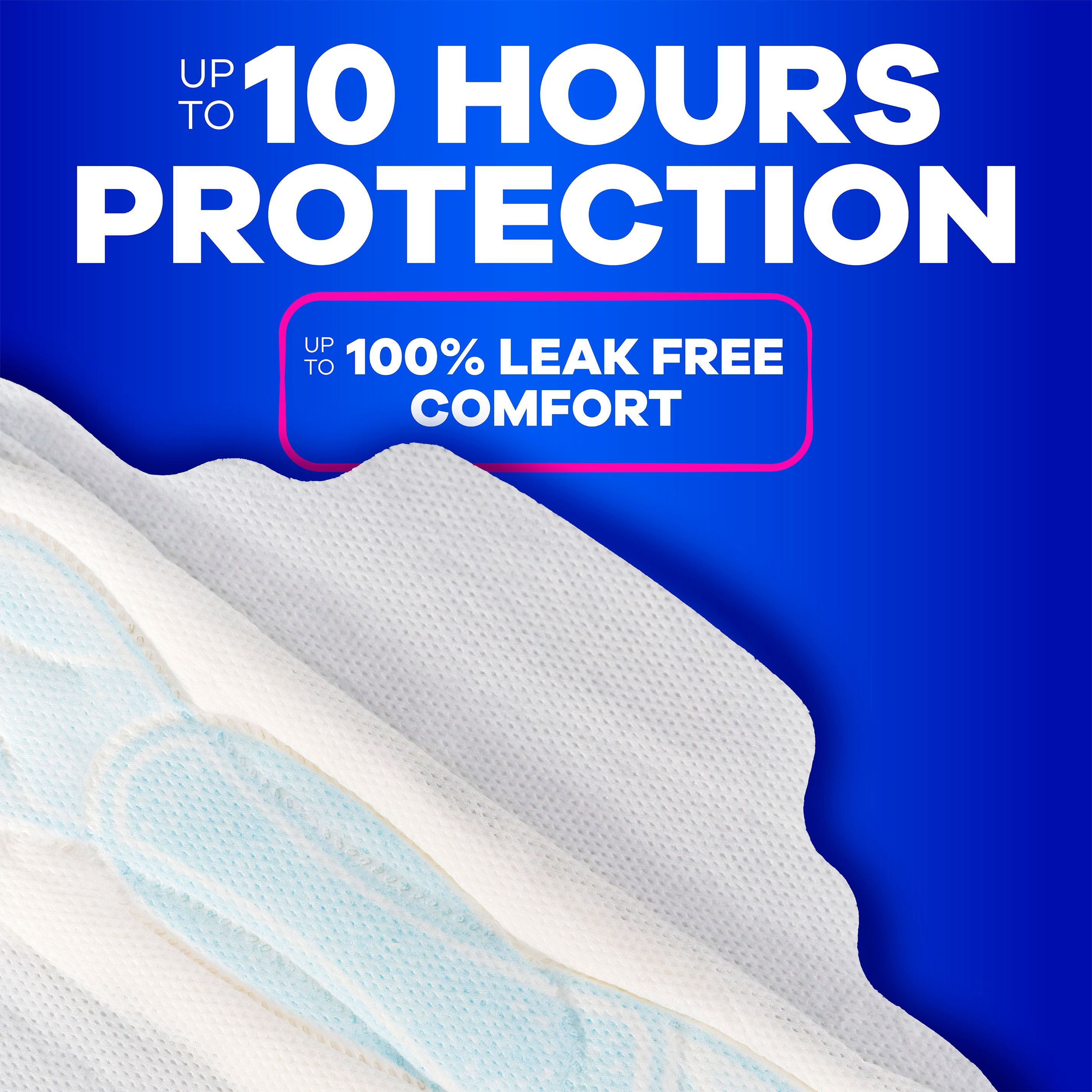 Always Maxi Feminine Pads with Wings for Women, Size 2, Long Super Absorbency, Unscented