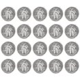 thumbnail image 3 of About 100pcs Round Beads Alloy Crucifix Jesus DIY Jewelry Making Spacer Beads, 3 of 4