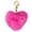 Rose Red, variant on Coofit Key Chain Fashion Heart Shape Pom Pom Handbag Pendant Purse Charm Phone Charm