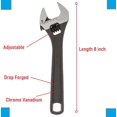 thumbnail image 2 of Hand Tools, Hand Tools Kit For Home Use, Hand Tools Set, Tools Combo With 10" Adjustable Wrench, Claw Hammer & 2-In-1 Screwdriver | Durable & Long-Lasting Tools, Alloy Steel Accessories, 2 of 5