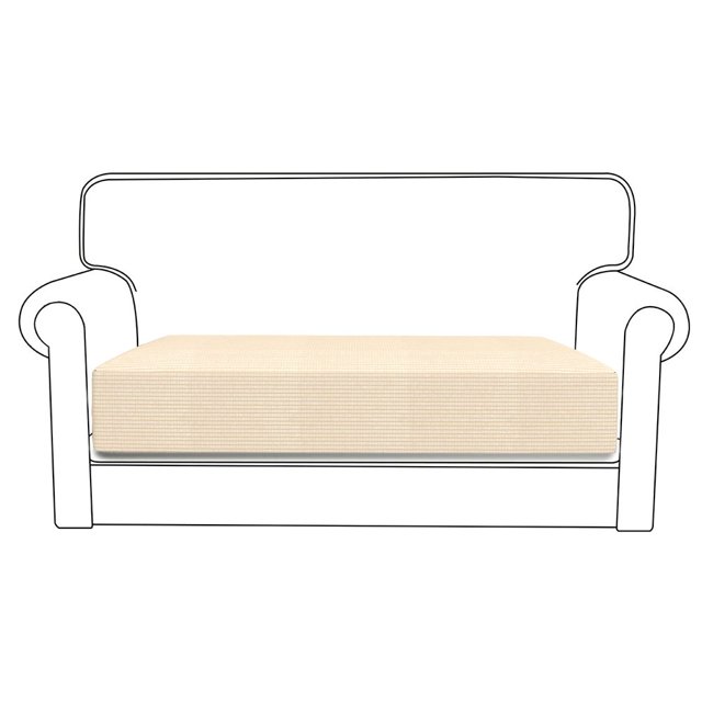 Housses Extensibles pour Coussins de Canapé, Protège-Coussins Réversible, Housses de Protection pour Coussins de Sofa