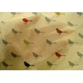 thumbnail image 4 of oneOone Cotton Silk Fabric Artistic Bird Printed Craft Fabric BTY 42 Inch Wide, 4 of 4