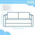 thumbnail image 2 of EIGTHTAIL Plastic Sofa Cover  Waterproof Washable Slipcover for Storage and Moving  Clear, 2 of 10