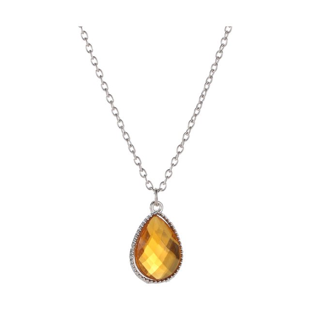 Design Inlaid Simple Women Jewelry Necklace Ladies Pendant Necklace Gift