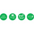 thumbnail image 2 of Darling Souvenir DIY 190 Pcs Graduation Theme Stickers for&nbsp;chocolate&nbsp;Candy Labels-Green, 2 of 2