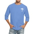 thumbnail image 1 of Birdeem Chemises pour Hommes Hommes Imprimé Col Rond Décontracté Mode Manches Courtes Blouses Col Rond Chemises, 1 of 9