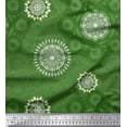 thumbnail image 1 of Soimoi Rayon Fabric Mandala Ethnic Print Fabric by The Yard 56 Inch Wide, 1 of 3